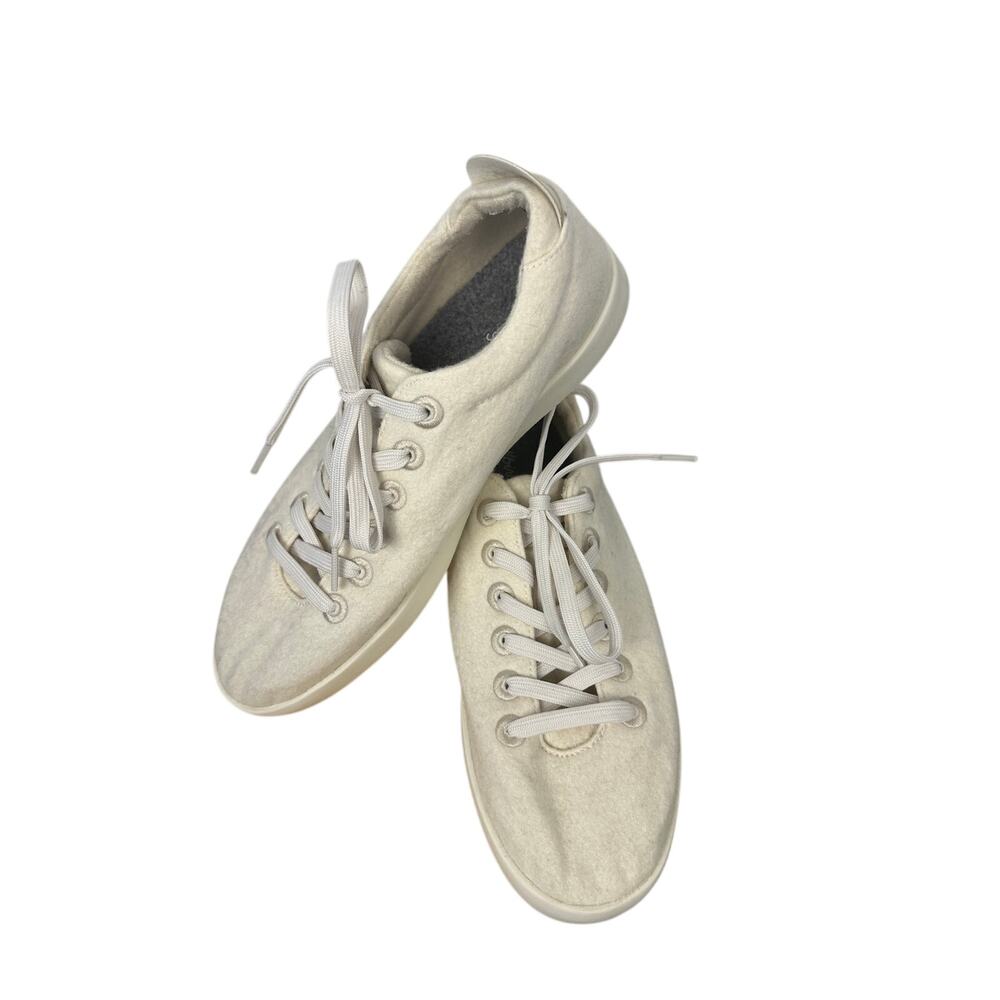 Allbirds Women's Wool Pipers "Natural White" Size 11 walking, comfort, lace-up